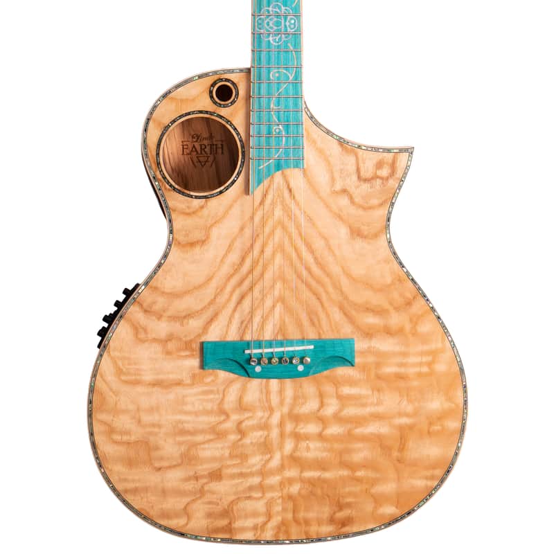 Lindo Earth V2 Slim Body Electro Acoustic Guitar and Premium Hardcase image 1