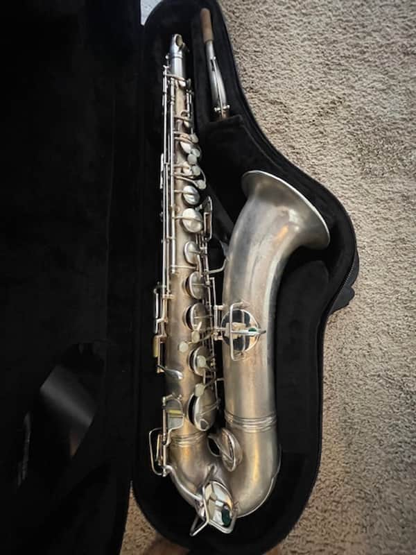 Conn New Wonder II Chu Berry Tenor Silver Plate image 1
