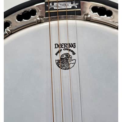 Deering Sierra 17 Fret Short Scale Tenor Banjo - Excellent w/ Hard Case image 3