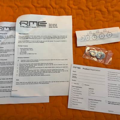 RME AO4S/192 AIO Expansion Board, boxed with CD & accessories Bild 8