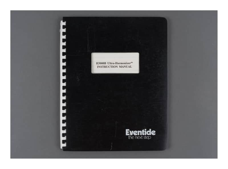 Eventide H3000B Ultra-Harmonizer Instruction Manual image 1