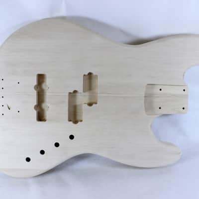 Replacement Unfinished Basswood PJ Jazz Bass guitar body - fits fender necks - JZRE004 image 1