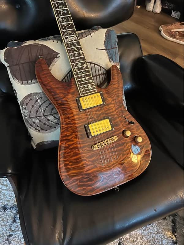 Schecter C-1 Classic Antique Amber image 1