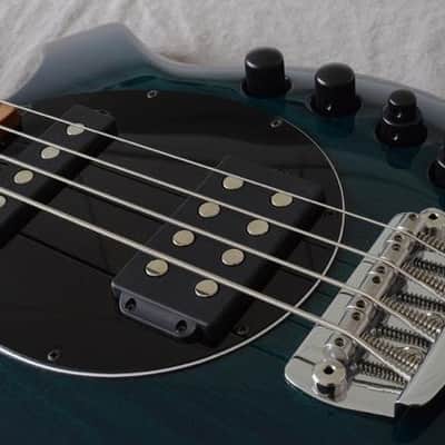 MusicMan Bongo 4 Bass | PDN Neptune Blue Roasted Neck Ltd Edition image 9