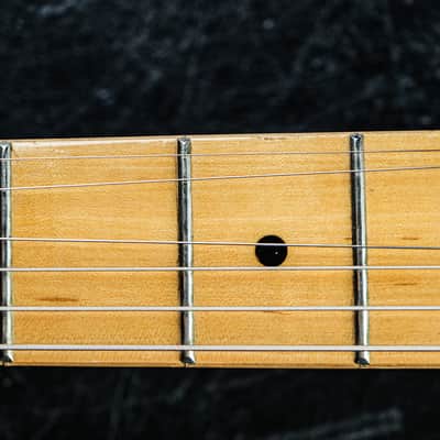 1990s Cort S-style Electric Guitar white / matching headstock image 12