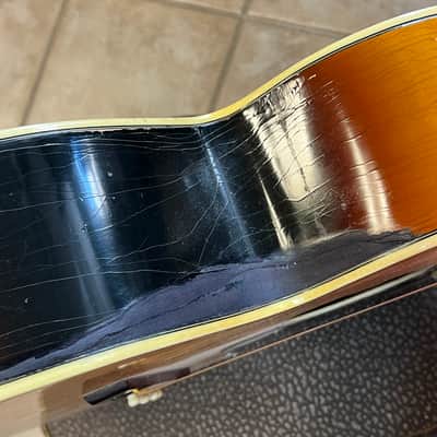 1965 Vintage Kay K-23 Jumbo Flat Top Acoustic Guitar Natural image 11