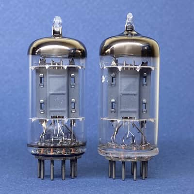 Telefunken ECC83 ◇ 12AX7 • 100% BALANCED mA & Gm PAIR • NOS Gm • 1960s • Ribbed Plates • Amplitrex AT-1000 Digitally Tested • Quite Very Low Noise • T-08-09 image 2