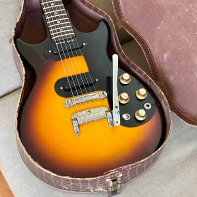 1963 Gibson Melody Maker D Factory reneck – Vibrola w/ Original Alligator Case image 9