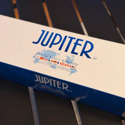 Jupiter JFL-507S Flute w/Case, Cleaning Rod, Manuals, and Orig Box image 3