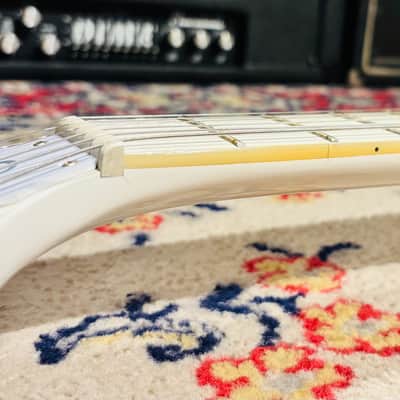 2016 Epiphone Brendon Small Signature "Snow Falcon" Flying V Dethklok Metalocalypse - Snow Burst - Limited Edition w/ Original Soft Case image 22