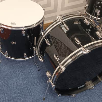 Slingerland 1970s Shell Pack in Black- 14,18,24″ – Players Kit image 6