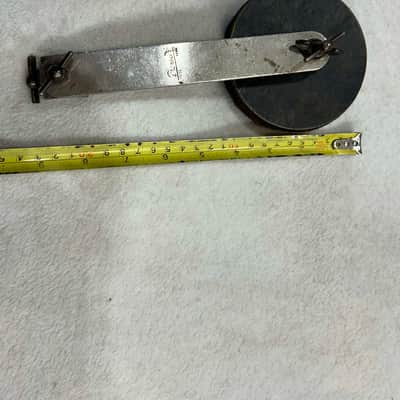 Premier Bass Drum Paddle Muffler (2124-B-U-10254) 50's/60's - Nickel Plated image 1