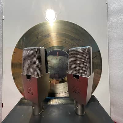 AKG EB414  PAIR MIKROFON CK12. BRASS VINTAGE image 1