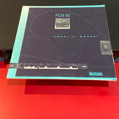 Lexicon PCM 60 Reverb Programs of The Iconic Lexicon 224X W Original Manual image 2