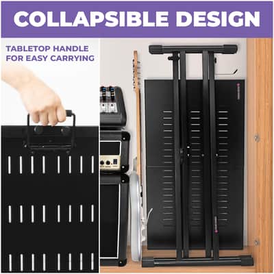 Liquid Stands Expandable X Style Keyboard Stand & DJ Table Stand Portable Audio Mixer Stand image 5