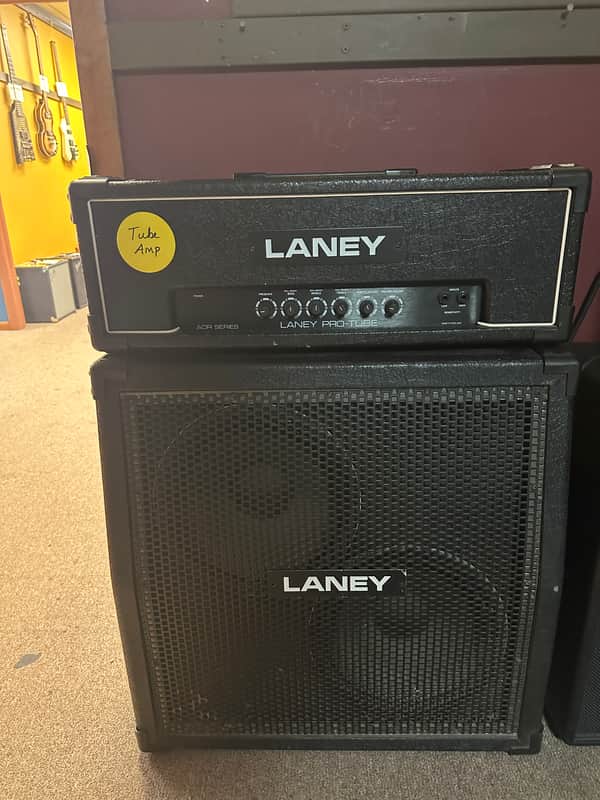 Laney PRO-TUBE AOR 50w & Cabinet 1980's - Black image 1