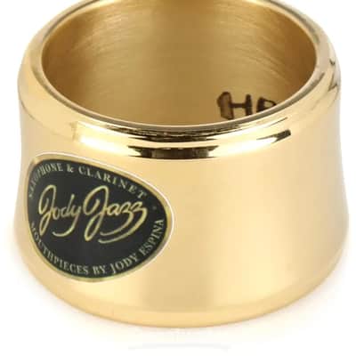 JodyJazz HRA1 Power Ring Ligature & Cap | for HR* Alto Saxophone Mouthpiece | 24k Gold-Plated image 3