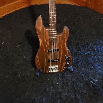 Warmoth Warmoth Full Custom Swamp Ash P-Bass (2024) - Natural Wood Texture - Seymour Duncan Pickups 2024 - Natural Wood Texture image 1