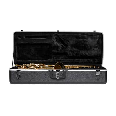 STAGG Medium Weight Black Plastic ABS Moulded Case For Tenor Saxophone Sax image 9