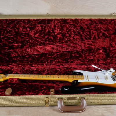 Fender ST54-VSP Stratocaster '54 Reissue MIJ 2010 Sunburst Lacquer Finish Vintage Special Series Japan w/ Tweed Case image 2
