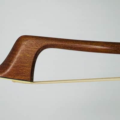 Shamrock design- silver mounted 4/4 cello bow image 7