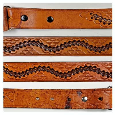 Loft Relics "Snake River" guitar strap (Souldier) one-of-a-kind made at the Wilco Loft image 2