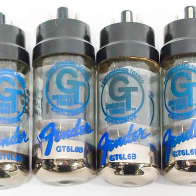 Set of 4 GrooveTubes GT 6L6 B Fender Power Tubes for | Reverb