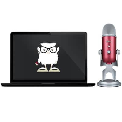 BLUE MICROPHONES Yeti USB Microphone Steel Red + Mic. Wind Screen image 6