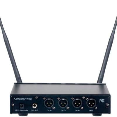 VocoPro 4 Channel Wireless Headset & Lapel Microphone System - Digital-QUAD-B3 image 2