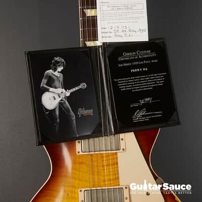 Gibson Custom Shop 59 Les Paul Joe Perry Signature Tom Murphy Aged Tobacco Burst 2013 (Cod.1721UG) image 14