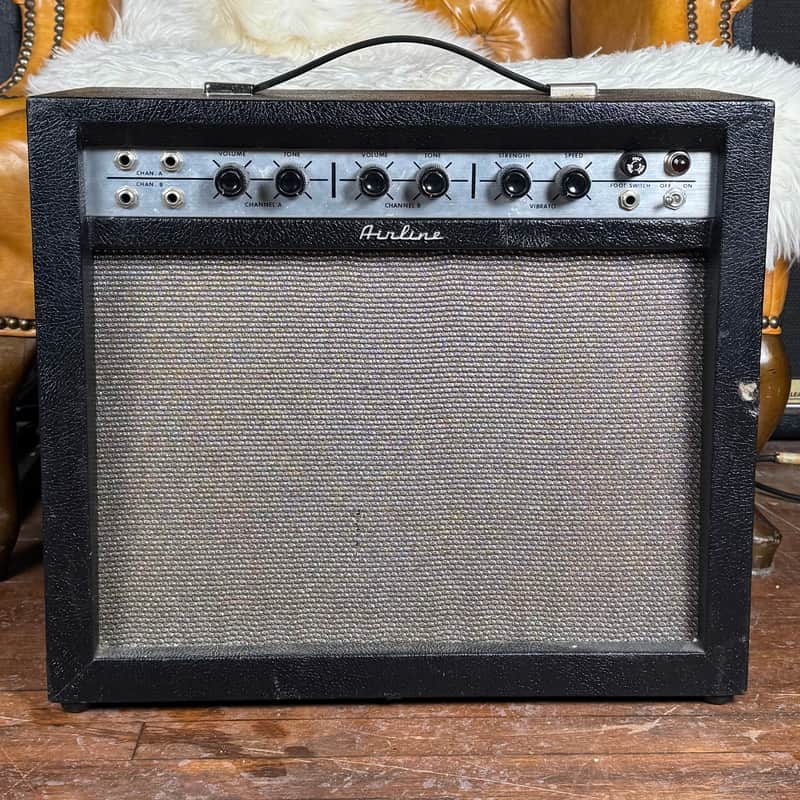 1964 Airline 62-9013A Vintage Danelectro Montgomery Ward Tube Combo Amplifier! image 1