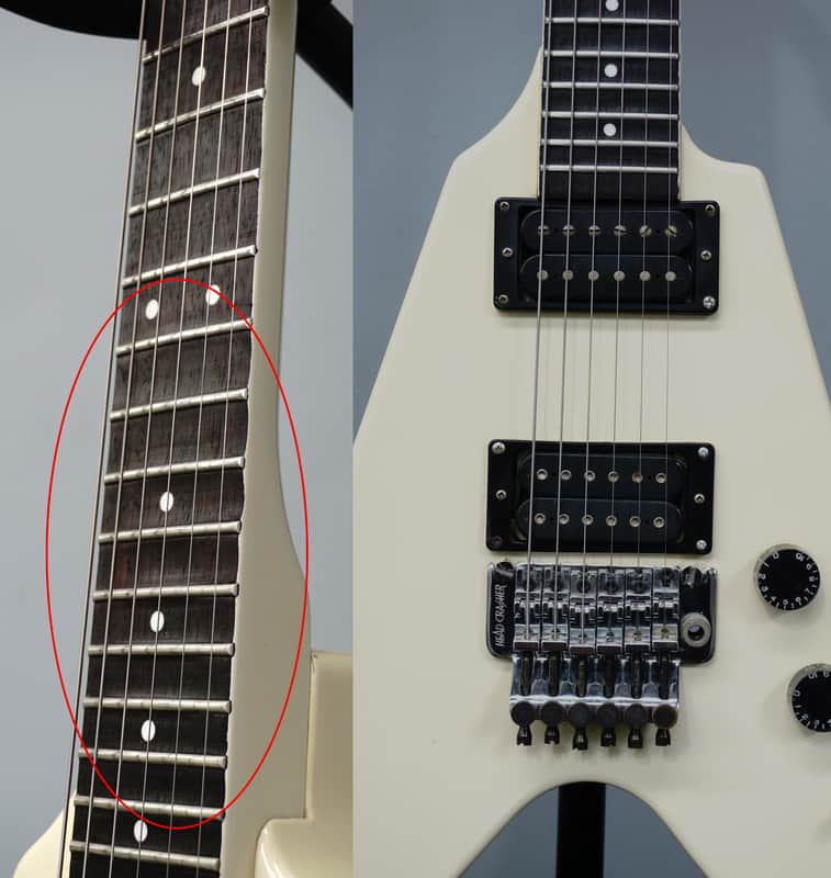 Fernandes The Function BSV-60 Flying V Early - Mid 80's Ivory