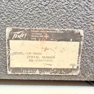 Peavey XR-500C Powered Mixer Amplifier – Vintage USA 5-Channel PA Head 1980's image 12