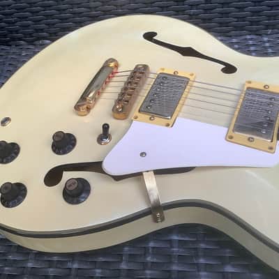 Aria Pro 2 TA-60 / Vintage Japan 335 model TA 60 / sparkling white/cream colour image 12