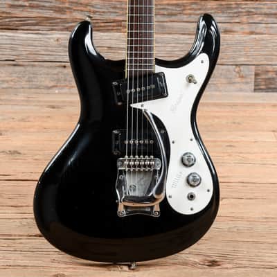 Mosrite Ventures Model Black Refin 1960s image 1