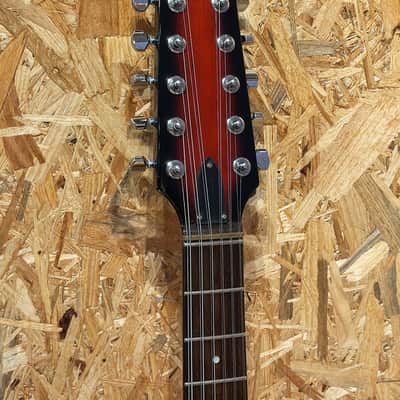 Pre Owned Burns Double Six Club Series Re-issue 12 String - Red Burst Inc. Case image 2