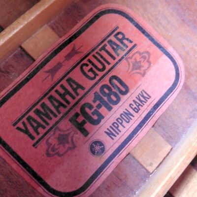 Yamaha FG-180 Jumbo Dreadnought 1966 - 1974 - Natural image 3