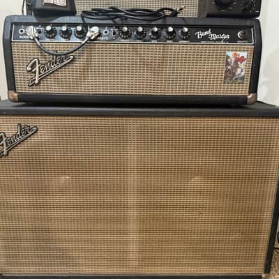 Fender Bandmaster 40-Watt Guitar Amp Head ONLY 1963 - 1967 Black Panel Bild 1