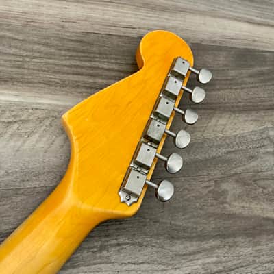 Allparts Fender Jazzmaster Neck w/ Aged Gotoh Tuners and Fender String Tree 2021 Tinted Nitrocellulose Relic image 6