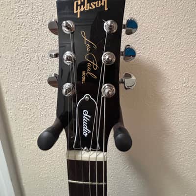 Left Handed Gibson Les Paul Studio without Fretboard Binding 2019 - 2024 - Wine Red image 3