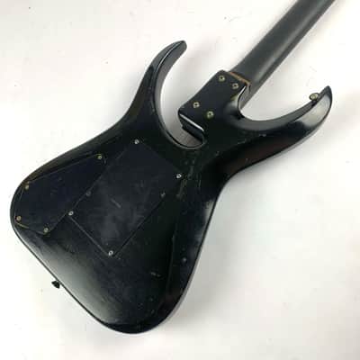 Alvarez Dana Scoop 1990s - Green Graphic Metal art Modulus Graphite neck, and Original Alvarez hardshell case and hang tag! image 6