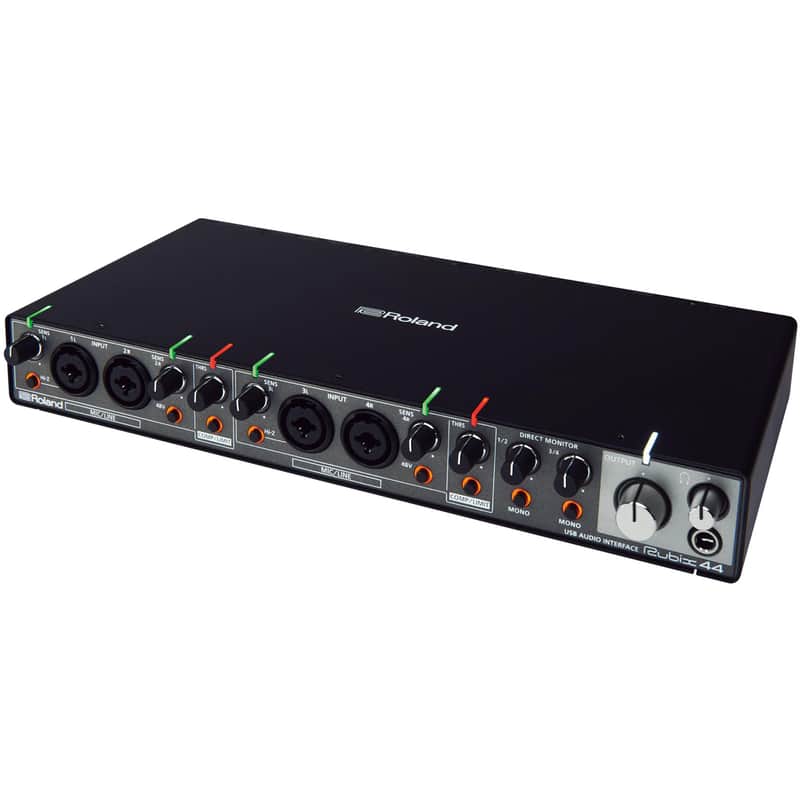 Roland Rubix44 4-In/4-Out USB Audio Interface | High-Resolution Audio | Record with Mics, Guitars, Keys & More | Compact & Durable Build | Compatible with Mac, PC & iPad | Expanded I/O Features