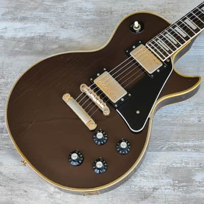 1970's Roje (Zen-On) Japan Les Paul Custom (Brown) | Reverb