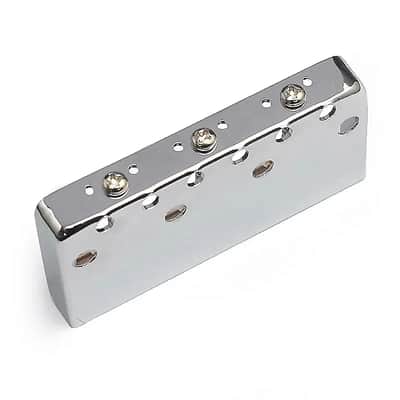 Brass Saddles Telecaster Tele Style Short Fixed Bridge image 2