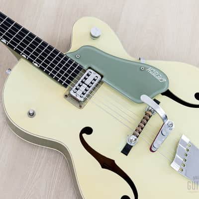 1958 Gretsch 6125 Single Anniversary Smoke Green w/ Trestle Bracing, PAF FilterTron, Tone Twister Vibrato & Case image 8