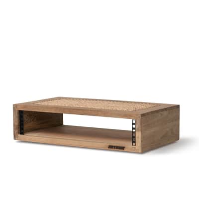 JATEAK studio furniture 19" racks from reclaimed teak wood image 3