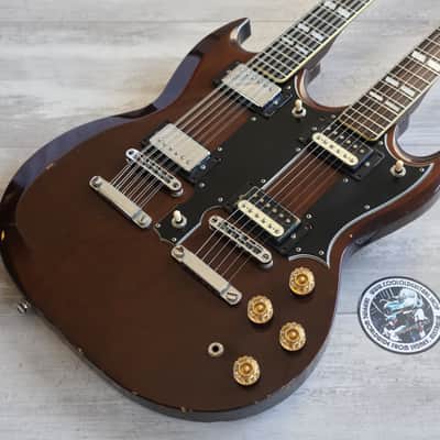 1975 Ibanez Japan 2402 (EDS-1275) Double Neck 6/12 SG (Walnut) image 1