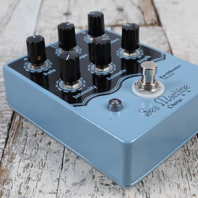EarthQuaker Devices Sea Machine Chorus 2012 - 2014 - Cobalt / Black Print image 3
