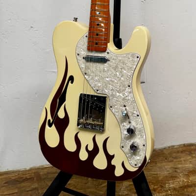 ‘03 Fender Classic Series Flame '69 Telecaster® Thinline 1/100 w/HSC image 6