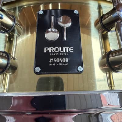 SONOR PROLITE BRASS 5 x 14 / MADE IN GERMANY / DISCONTINUED image 7